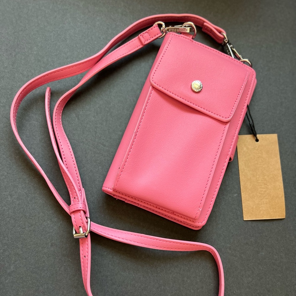NWT STEVE MADDEN PHONE CASE WALLET CROSSBODY BAG PURSE